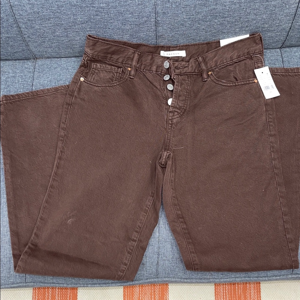 PAC Sun Espresso Low Rise Denim size 26